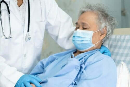 Patient på sygehus