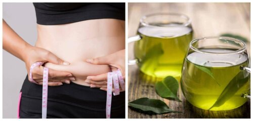 Grøn te kan hjælpe på at fjerne mavefedt