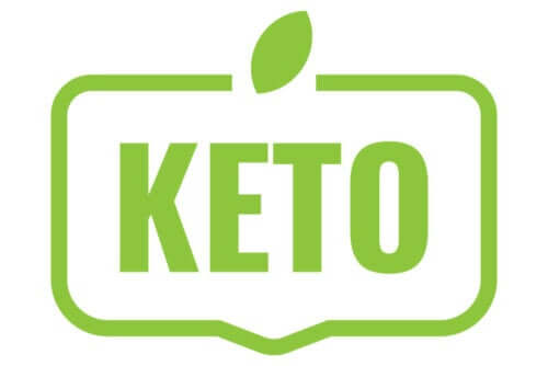 Keto skrevet med grøn farve