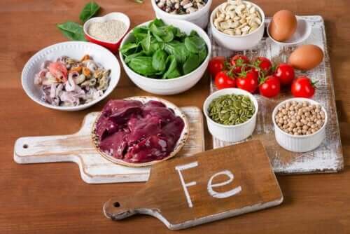Fødevarer rige på jern