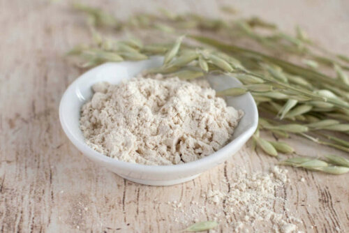 Fintmalet havre i skål