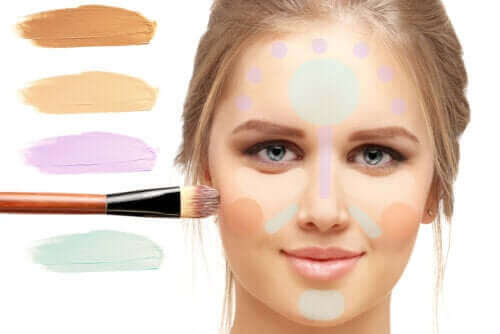 Formålet med farvekorrigerende makeup, og hvordan man bruger det