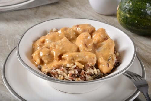 Kylling marineret i kokosmælk