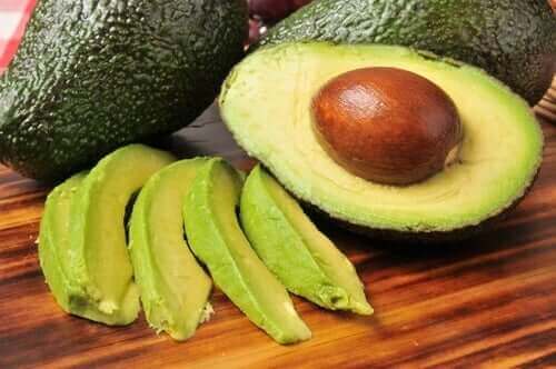 Avocado i skiver
