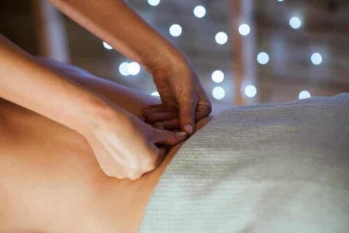 Person, der får massage