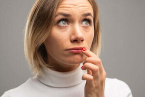 Farveændringer i læber som et symptom