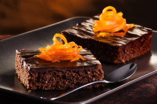 Brownie med søde kartofler