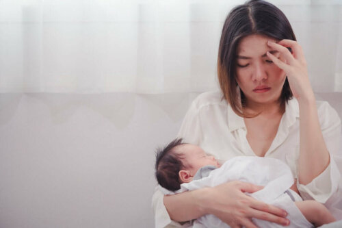 En mor med fødselsdepression som følge af obstetrisk vold