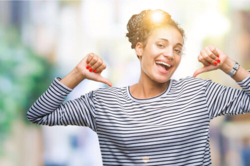 En selvsikker kvinde