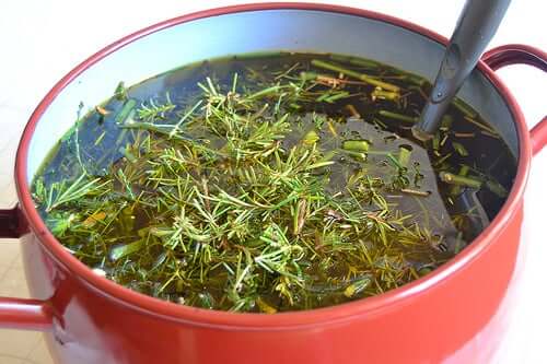 Te af urter til at behandle muskelømhed og smerter