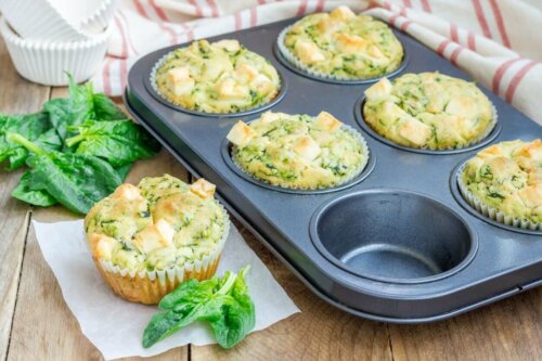 Spinatmuffins