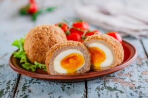 Opskrift på scotch eggs i en airfryer