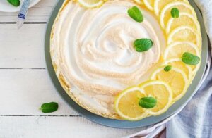 Mælke- og glutenfri citrontærte