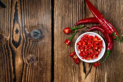 Frisk chili anbefales ikke til personer med grastritis og mavesår