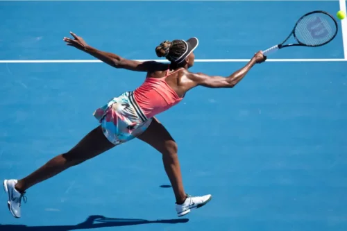 Serena Williams på banen