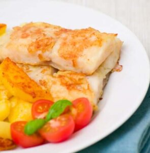 Opskrift på gratineret torsk med mayonnaise