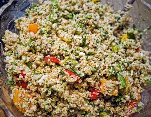 Bulgur og grøntsager