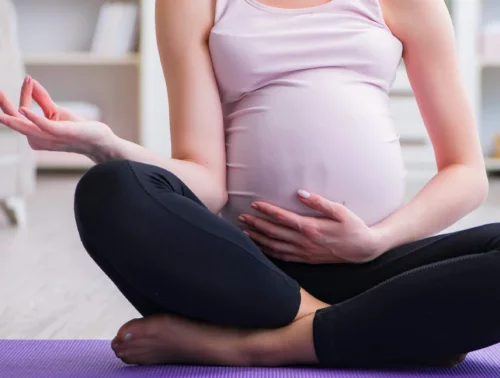 Gravid kvinde mediterer
