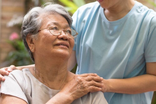 Hjemmepleje til en person med senil demens