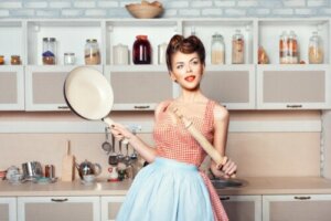 Pin-up stil til boligindretning: 6 idéer