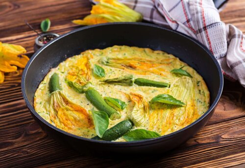 Omelet på pande