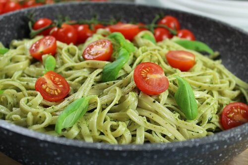 Pasta med tomater