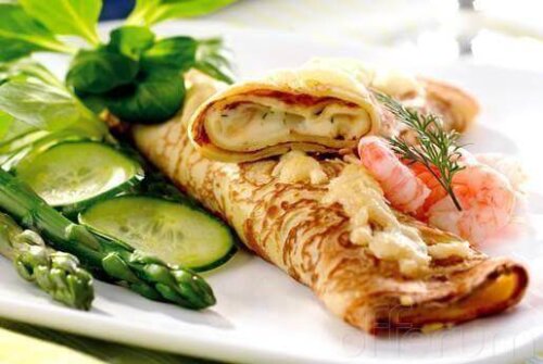 Madpandekager anrettet på tallerken