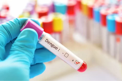 Blodprøve viser dengue