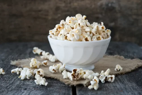Popcorn er lavet af majs