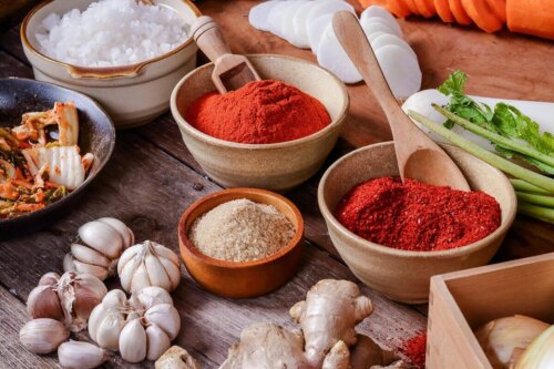 Forskellige krydderier