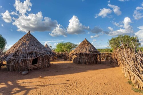 En afrikansk landsby