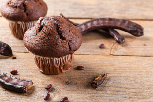 En chokolademuffin