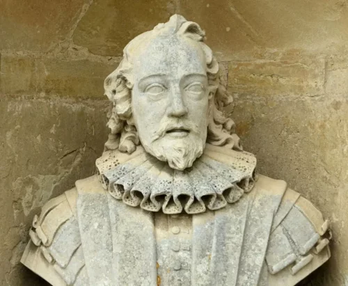 Statue af Francis Bacon