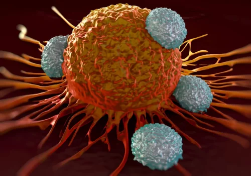 Illustration af en kræftcelle