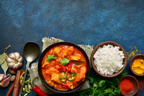 Kylling tikka masala er en af de mest populære indiske retter