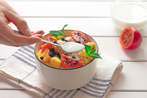 Blandet frugtsalat