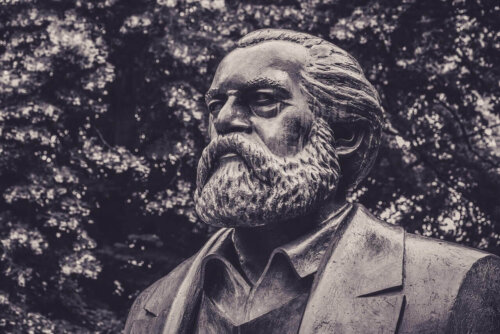Statue af Karl Marx