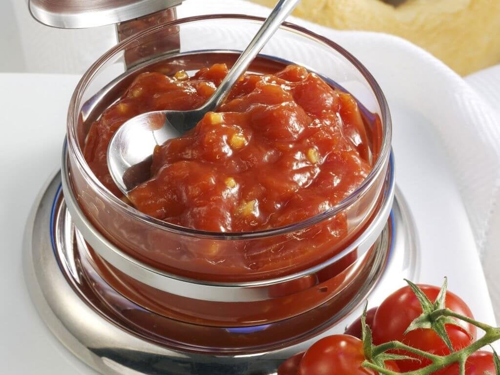 Prøv denne lækre opskrift på tomatgelé med lavt kalorieindhold