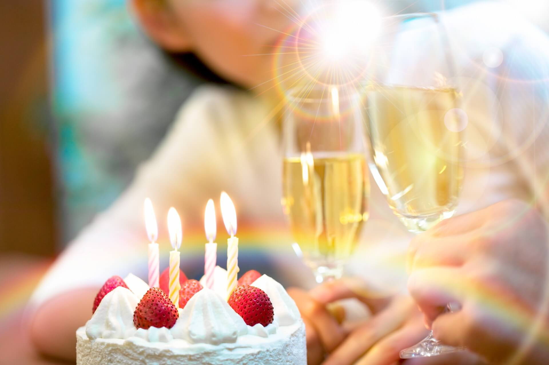 Fødselsdagskage og champagne er eksempel på at matche mad og vin
